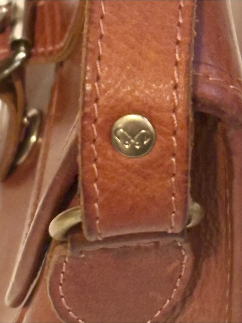 Chapmen Full-Grain Tanned Leather Saddle Bag Tan | NMS 10L